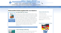 Desktop Screenshot of potenzmittel-erfahrungen.com